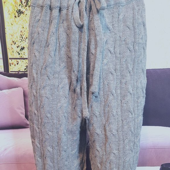 Can You Knit It Sweater Set - Color: Heather Grey, Size: 1X - Picture 7 of 13